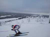 Coupe du monde ski, Amandine Thomas tout shuss