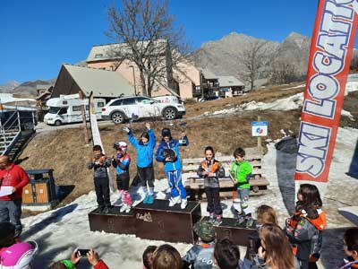 Podium filles et garçons