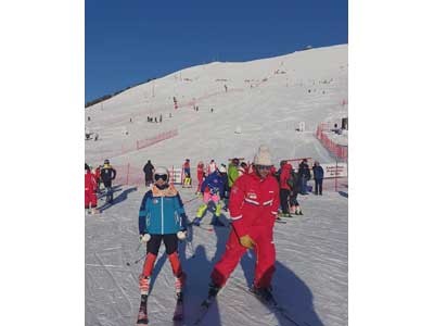 Jade et Bébert, alpe d'Huez