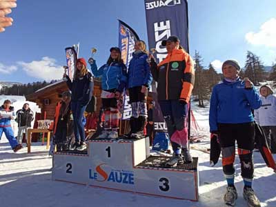 Podium Super Sauze, Filles